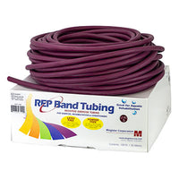 REP Tubing Latex Free Exercise Tubing, 100', Plum (Level 5) — for Resistance Training and Rehabilitation