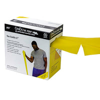 CanDo Latex Free Exercise Band - 100 yard Perf 100 roll - Yellow - x-light — for Resistance Training and Rehabilitation
