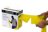 CanDo Latex Free Exercise Band - 100 yard Perf 100 roll - Yellow - x-light — for Resistance Training and Rehabilitation