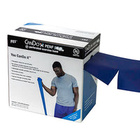 CanDo Latex Free Exercise Band - 100 yard Perf 100 roll - Yellow - x-light — for Resistance Training and Rehabilitation