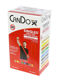 CanDo Latex Free Exercise Band - 5' length - Yellow - x-light — for Resistance Training and Rehabilitation