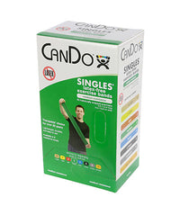 CanDo Latex Free Exercise Band - 5' length - Yellow - x-light — for Resistance Training and Rehabilitation