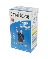 CanDo Latex Free Exercise Band - 5' length - Yellow - x-light — for Resistance Training and Rehabilitation