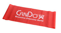 CanDo Latex Free Exercise Band - 5' length - Yellow - x-light — for Resistance Training and Rehabilitation