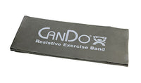 CanDo Latex Free Exercise Band - 5' length - Yellow - x-light — for Resistance Training and Rehabilitation