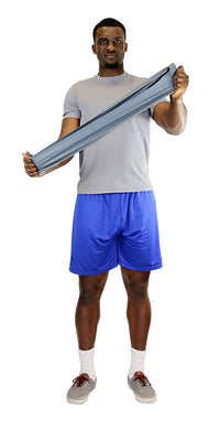 CanDo Latex Free Exercise Band - 5' length - Yellow - x-light — for Resistance Training and Rehabilitation
