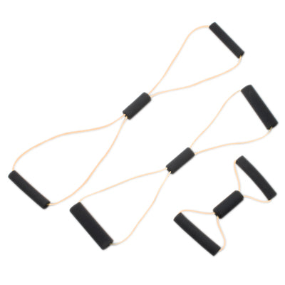 CanDo Tubing BowTie Exerciser - 3-piece set (14", 22", 30") — for Resistance Tubing in Clinical and Institutional Care