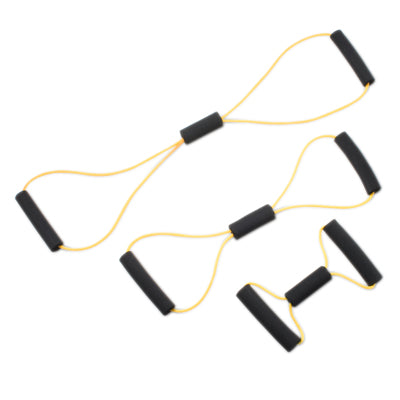 CanDo Tubing BowTie Exerciser - 3-piece set (14", 22", 30") — for Resistance Tubing in Clinical and Institutional Care
