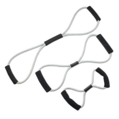 CanDo Tubing BowTie Exerciser - 3-piece set (14", 22", 30") — for Resistance Tubing in Clinical and Institutional Care