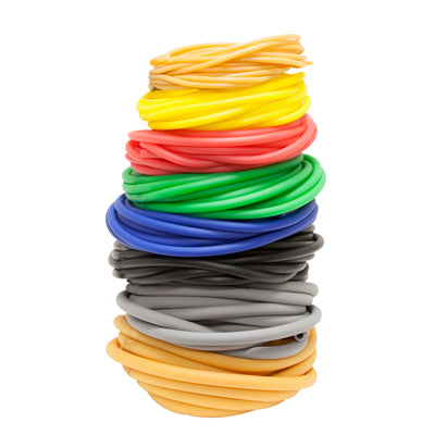 Sup-R Tubing Latex Free Exercise Tubing - 25' roll - Tan - xx-light — for Resistance Training and Rehabilitation