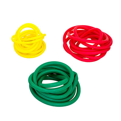 Sup-R Tubing latex-free tubing PEP pack easy (yellow, red, green) — for Resistance Training and Rehabilitation