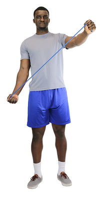 Sup-R Tubing latex-free tubing PEP pack, moderate (green, blue, black) — for Resistance Training and Rehabilitation