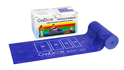CanDo AccuForce Exercise Band - 6 yard roll - Yellow - x-light — for Resistance Training and Rehabilitation