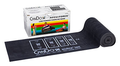 CanDo AccuForce Exercise Band - 6 yard roll - Yellow - x-light — for Resistance Training and Rehabilitation