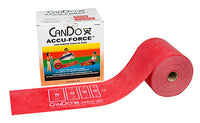 CanDo AccuForce Exercise Band - 6 yard roll - Yellow - x-light — for Resistance Training and Rehabilitation