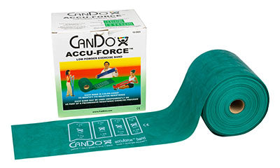 CanDo AccuForce Exercise Band - 6 yard roll - Yellow - x-light — for Resistance Training and Rehabilitation