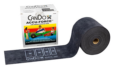 CanDo AccuForce Exercise Band - 6 yard roll - Yellow - x-light — for Resistance Training and Rehabilitation
