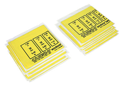 CanDo AccuForce Exercise Band - box of 40, 4' lengths - Yellow - x-light — for Resistance Training and Rehabilitation