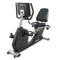 Spirit CR800ENT Recumbent Bike, 57" x 30" x 51" — for Fitness Equipment in Clinical and Institutional Care