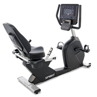 Spirit CR800 Recumbent Bike, 57" x 30" x 51" — for Fitness Equipment in Clinical and Institutional Care