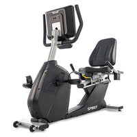 Spirit CR800 Recumbent Bike, 57" x 30" x 51" — for Fitness Equipment in Clinical and Institutional Care