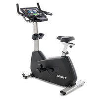 Spirit CU800ENT Upright Bike, 78" x 28" x 67" — for Fitness Equipment in Clinical and Institutional Care