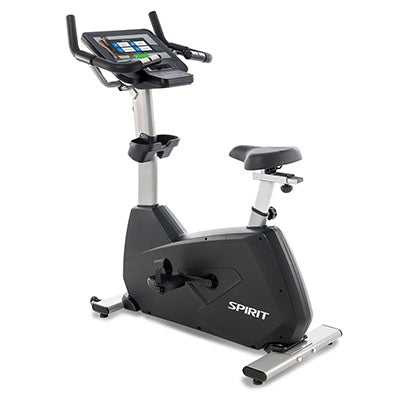 Spirit CU800ENT Upright Bike, 78" x 28" x 67" — for Fitness Equipment in Clinical and Institutional Care