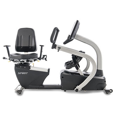 Spirit CRS800S Recumbent Stepper, 73" x 23" x 34" — for Fitness Equipment in Clinical and Institutional Care