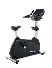 Spirit CU900 Upright Bike, 77" x 32" x 67" — for Fitness Equipment in Clinical and Institutional Care