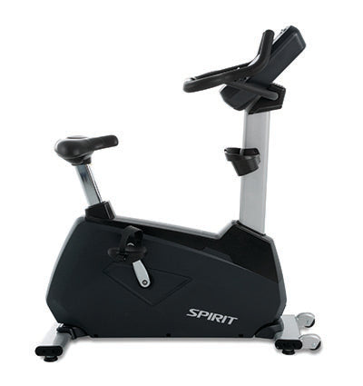 Spirit CU900 Upright Bike, 77" x 32" x 67" — for Fitness Equipment in Clinical and Institutional Care