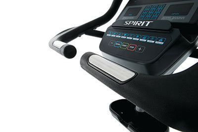 Spirit CU900 Upright Bike, 77" x 32" x 67" — for Fitness Equipment in Clinical and Institutional Care