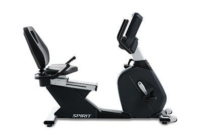 Spirit CR900 Recumbent Bike, 67" x 29" x 49" — for Fitness Equipment in Clinical and Institutional Care