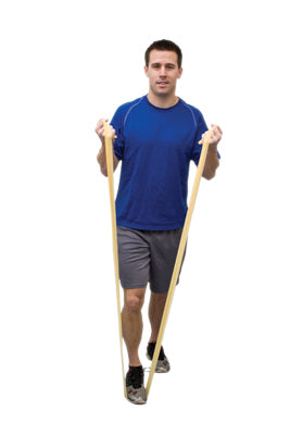 Val-u-Band Resistance Bands, Dispenser Roll, 100 Yds. (2 x 50 Yds.), Peach-Level 1/7, Latex-Free — for Resistance Training and Rehabilitation