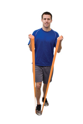 Val-u-Band Resistance Bands, Dispenser Roll, 50 Yds., Orange-Level 2/7, Contains Latex — for Resistance Training and Rehabilitation