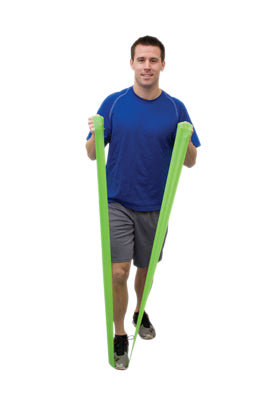 Val-u-Band Resistance Bands, Dispenser Roll, 100 Yds. (2 x 50 Yds.), Lime-Level 3/7, Latex-Free — for Resistance Training and Rehabilitation