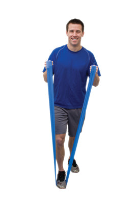 Val-u-Band Resistance Bands, Dispenser Roll, 6 Yds., Blueberry-Level 4/7, Latex-Free — for Resistance Training and Rehabilitation