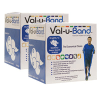 Val-u-Band Resistance Bands, Dispenser Roll, 100 Yds. (2 x 50 Yds.), Blueberry-Level 4/7, Contains Latex — for Resistance Training and Rehabilitation