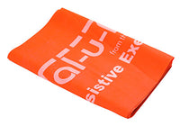 Val-u-Band Resistance Bands, Pre-Cut Strip, 5', Orange-Level 2/7, Contains Latex — for Resistance Training and Rehabilitation