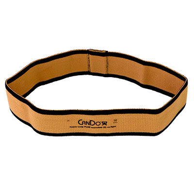 CanDo Fabric Loop Plus, 12" Long Single Loop, Tan (XX-Light) — for Resistance Training and Rehabilitation