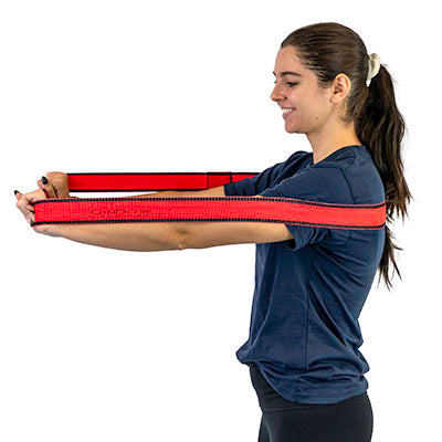 CanDo Fabric Loop Plus, 12" Long Single Loop, Tan (XX-Light) — for Resistance Training and Rehabilitation