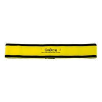 CanDo Fabric Loop Plus, 12" Long Single Loop, Yellow (X-Light) — for Resistance Training and Rehabilitation