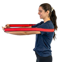 CanDo Fabric Loop Plus, 12" Long Single Loop, Yellow (X-Light) — for Resistance Training and Rehabilitation