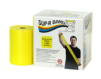 Sup-R Band Latex Free Exercise Band - 6 yard roll - Yellow - x-light — for Resistance Training and Rehabilitation