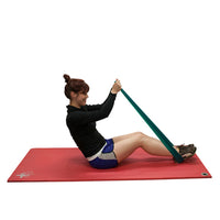 CanDo Sup-R Mat, Mercury, 48" x 24" x 0.6", red, case of 10 — for Exercise and Therapy Floor Work