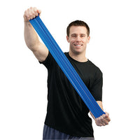Sup-R Band latex-free, 5-foot Singles, 30 piece dispenser, yellow — for Resistance Training and Rehabilitation
