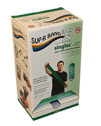 Sup-R Band latex-free, 5-foot Singles, 30 piece dispenser — for Patient Compliance Program in Clinical and Institutional Care