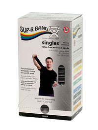 Sup-R Band latex-free, 5-foot Singles, 30 piece dispenser — for Patient Compliance Program in Clinical and Institutional Care