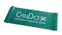 CanDo Low Powder Exercise Band - 5' length - Yellow - x-light — for Resistance Training and Rehabilitation