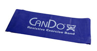 CanDo Low Powder Exercise Band - 5' length - Yellow - x-light — for Resistance Training and Rehabilitation
