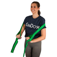 CanDo Multi-Grip Exerciser Plus, 6 Foot Exerciser, 9 Loops, Blue (Heavy) — for Resistance Training and Rehabilitation